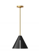 Visual Comfort & Co. Studio Collection KP1131MBKBBS-L1 - Cambre Medium Pendant