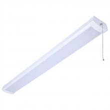 Nuvo 65/1213 - LED 4 Foot Ceiling Wrap with Pull Chain; 39 Watts; 27K/30K/35K/40K/50K CCT Selectable; White Finish;