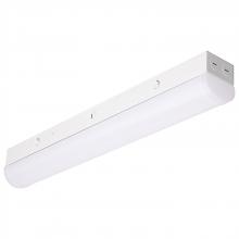 Nuvo 65/1700R1 - 2 Foot LED Linear Strip Light; Field Selectable; With Sensor; White Finish