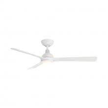 WAC Smart Fan Collection F-104L-MW - GAGE 52 MATTE WHITE WITH LUMINAIRE