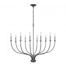 ELK Home 63098/10 - Madeline 45'' Wide 10-Light Chandelier - Dark Gray