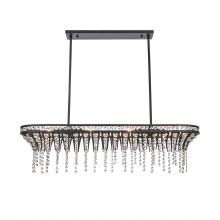 ELK Home 82236/4 - Fantania 36'' Wide 4-Light Linear Chandelier - Matte Black