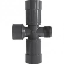 LASCO Fittings 1221010 - Cross Miptxslipxfvconn2, Ultrazone