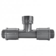 LASCO Fittings 1303010 - Tee, Tel X Slip X Nut, Ultrazone