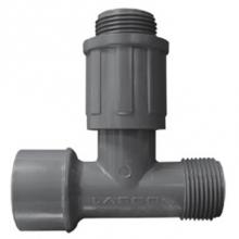 LASCO Fittings 1304010 - Tee, Tel X Slip X Mipt, Ultrazone