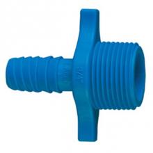 LASCO Fittings 3400005 - 1/2 Male Adatper, Mipt X Double Helix, Blue Twister