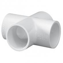 LASCO Fittings 420005 - 1/2 Slip X Slip X Slip X Slip Cross