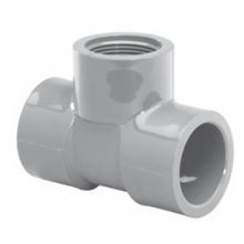 LASCO Fittings 9802101 - 3/4 X  3/4 X  1/2 Tee, Reducing, Slip X Slip X Fipt