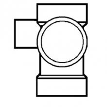 LASCO Fittings ABS416338 - Abs Dwv 3X3X3X2 San T L/Side