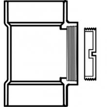 LASCO Fittings D445020X - 2 C-Out Tee W/Flush Plug