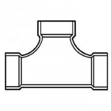 LASCO Fittings ABS448040 - Abs Dwv 4 2-Way C/O Ftg Sxsxs