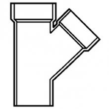 LASCO Fittings ABS602030 - Abs Dwv 3 Wye Str Lng Spg X S X S