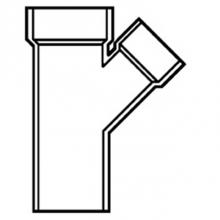 LASCO Fittings ABS603338 - Abs Dwv 3X3X2 Wye Str. Reduceg