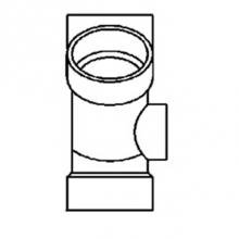 LASCO Fittings D626030 - 3 Cottage Wye W2Rh Inlet